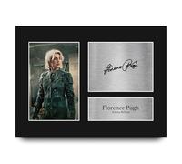 HWC Trading Florence Pugh Thunderbolts Yelena Belova Gifts Printed Signed Autograph Picture for Movie Memorabilia Fans - A4