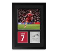 HWC Trading Florian Wirtz Gifts Printed Signed Autograph Picture for Football Fans and Supporters - A4 Portrait Framed (ID-005560)