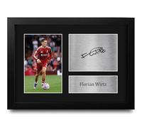HWC Trading Florian Wirtz Liverpool Gifts Printed Signed Autograph Picture for Football Fans and Supporters - A4 Framed