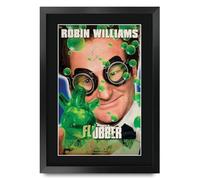 HWC Trading Flubber (1997) Robin Williams Gifts Printed Poster Signed Autograph Picture for Movie Memorabilia Fans - A3 Framed