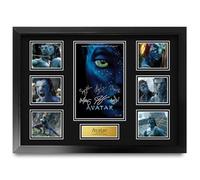 HWC Trading FR A2 Avatar Gifts Printed Signed Autograph Presentation Display Montage for Movie Memorabilia Fans - A2 Framed