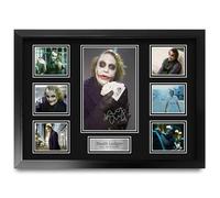 HWC Trading FR A2 Heath Ledger Joker Gifts Printed Signed Autograph Picture Display for Movie Memorabilia Fans - A2 Framed