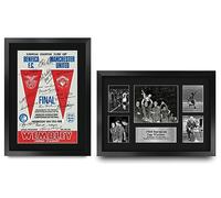 HWC Trading FR A3 1968 Display & Programme Collection Printed Memorabilia Signed Autograph Photograph Display for Football Fans and Supporters - A3 Framed