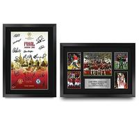 HWC Trading FR A3 2008 Display & Programme Collection Printed Memorabilia Signed Autograph Photograph Display for Football Fans and Supporters - A3 Framed