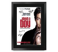 HWC Trading FR A3 About A Boy Movie Poster Hugh Grant Gifts Printed Poster Signed Autograph Picture for Movie Memorabilia Fans - A3 Framed