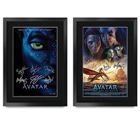 HWC Trading FR A3 Avatar Gifts Printed Poster Set Signed Autograph Picture for Movie Memorabilia Fans - A3 Framed