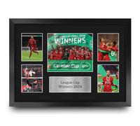 HWC Trading FR A3 Caraboa Cup Champions 2024 Printed Memorabilia Signed Autograph Photograph Display for Football Fans and Supporters - A3 Framed