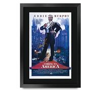 HWC Trading FR A3 Coming to America Eddie Murphy Gifts Printed Poster Signed Autograph Picture for Movie Memorabilia Fans - A3 Framed