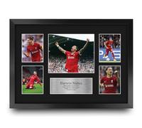 HWC Trading FR A3 Darwin Nunez Liverpool Printed Memorabilia Signed Autograph Photograph Display for Football Fans and Supporters - A3 Framed