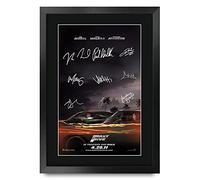 HWC Trading FR A3 Fast Five Vin Diesel, Paul Walker Gifts Printed Poster Signed Autograph Picture for Movie Memorabilia Fans - A3 Framed