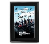 HWC Trading FR A3 Fast & Furious 6 Vin Diesel Gifts Printed Poster Signed Autograph Picture for Movie Memorabilia Fans - A3 Framed