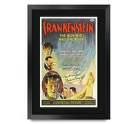 HWC Trading FR A3 Frankenstein 1931 Gifts Printed Poster Signed Autograph Picture for Movie Memorabilia Fans