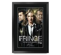 HWC Trading FR A3 Fringe Gifts Printed Signed Autograph Poster for TV Memorabilia Fans - A3 Framed