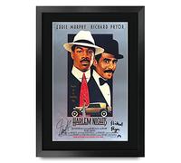 HWC Trading FR A3 Harlem Nights Movie Poster Eddie Murphy, Richard Pryor Gifts Printed Poster Signed Autograph Picture for Movie Memorabilia Fans - A3 Framed