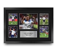HWC Trading FR A3 Jude Bellingham England Printed Memorabilia Signed Autograph Photograph Display for Football Fans and Supporters - A3 Framed