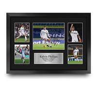 HWC Trading FR A3 Kalvin Phillips Leeds United Gifts Printed Signed Autograph Picture for Football Fans and Supporters - A3 Framed