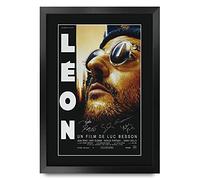 HWC Trading FR A3 Leon Jean Reno Gifts Printed Poster Signed Autograph Picture for Movie Memorabilia Fans - A3 Framed