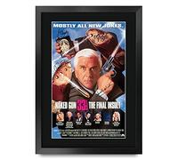 HWC Trading FR A3 Naked Gun 3 Leslie Nielsen Gifts Printed Poster Signed Autograph Picture for Movie Memorabilia Fans - A3 Framed