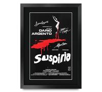 HWC Trading FR A3 Suspiria (1977) Gifts Printed Poster Signed Autograph Picture for Movie Memorabilia Fans - A3 Framed