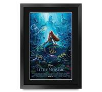 HWC Trading FR A3 The Little Mermaid 2023 Live Action Halle Bailey Gifts Printed Poster Signed Autograph Picture for Movie Memorabilia Fans - A3 Framed