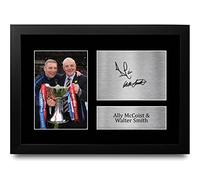 HWC Trading FR A4 Ally McCoist & Walter Smith Rangers Gifts Printed Signed Autograph Picture for Football Fans and Supporters - A4 Framed