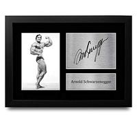 HWC Trading FR A4 Arnold Schwarzenegger Mr Olympia Gifts Printed Signed Autograph Picture for Body Building Memorabilia Fans - A4 Framed