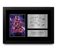 HWC Trading FR A4 Avengers Endgame Cast Robet Downey Jr, Chris Evans Gifts Printed Signed Autograph Picture for Movie Memorabilia Fans - A4 Framed