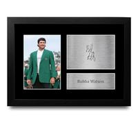 HWC Trading FR A4 Bubba Watson Gifts Printed Signed Autograph Picture for Golf Memorabilia Fans - A4 Framed