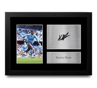 HWC Trading FR A4 Bunny Shaw Manchester City Gifts Printed Signed Autograph Picture for Womens Football Fans and Supporters - A4 Framed