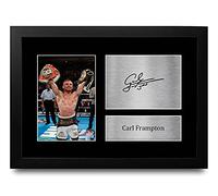 HWC Trading FR A4 Carl Frampton Boxing Gifts Printed Signed Autograph Picture for Boxer Memorabilia Fans - A4 Framed