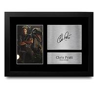 HWC Trading FR A4 Chris Pratt Jurassic World Gifts Printed Signed Autograph Picture for Movie Memorabilia Fans - A4 Framed