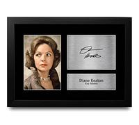 HWC Trading FR A4 Diane Keaton The Godfather Gifts Printed Signed Autograph Picture for Movie Memorabilia Fans - A4 Framed