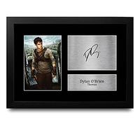 HWC Trading FR A4 Dylan O'Brien Maze Runner Gifts Printed Signed Autograph Picture for Movie Memorabilia Fans - A4 Framed