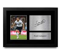 HWC Trading FR A4 Frank Lampard England Gifts Printed Signed Autograph Picture for Football Fans and Supporters - A4 Framed