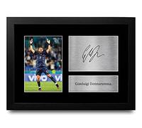 HWC Trading FR A4 Gianluigi Donnarumma Italy Gifts Printed Signed Autograph Picture for Football Fans and Supporters - A4 Framed