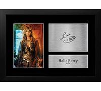 HWC Trading FR A4 Halle Berry John Wick Sofia Gifts Printed Signed Autograph Picture for Movie Memorabilia Fans - A4 Framed