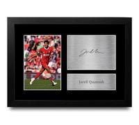 HWC Trading FR A4 Jarell Quansah Liverpool Gifts Printed Signed Autograph Picture for Football Fans and Supporters - A4 Framed