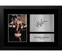 HWC Trading FR A4 Jennifer Garner Daredevil Elektra Gifts Printed Signed Autograph Picture for TV Show Fans - A4 Framed
