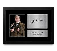 HWC Trading FR A4 Jim Broadbent Harry Potter Horace Slughorn Gifts Printed Signed Autograph Picture for Movie Memorabilia Fans - A4 Framed