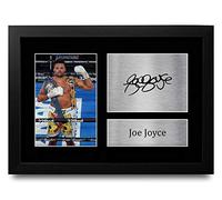 HWC Trading FR A4 Joe Joyce Gifts Printed Signed Autograph Picture for Boxing Memorabilia Fans - A4 Framed