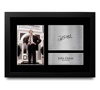 HWC Trading FR A4 John Cleese Fawlty Towers Basil Gifts Printed Signed Autograph Picture for TV Show Fans - A4 Framed