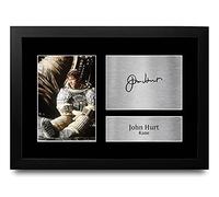 HWC Trading FR A4 John Hurt Alien Gifts Printed Signed Autograph Picture for Movie Memorabilia Fans - A4 Framed