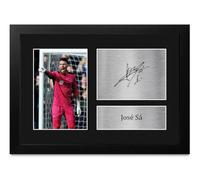 HWC Trading FR A4 Jose Sa Gifts Printed Signed Autograph Picture for Football Fans and Supporters - A4 Framed