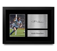 HWC Trading FR A4 Keith Houchen Coventry City Gifts Printed Signed Autograph Picture for Football Fans and Supporters - A4 Framed