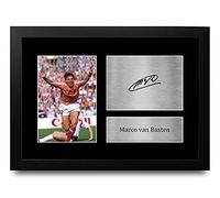 HWC Trading FR A4 Marco van Basten Holland Gifts Printed Signed Autograph Picture for Football Fans and Supporters - A4 Framed