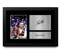 HWC Trading FR A4 Mark Selby Snooker Gifts Printed Signed Autograph Picture for WST Memorabilia Fans - A4 Framed