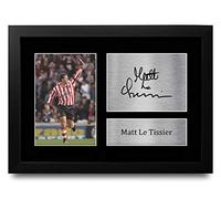 HWC Trading FR A4 Matt Le Tissier Southampton Gifts Printed Signed Autograph Picture for Fans and Supporters - A4 Framed