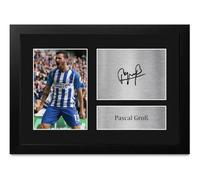 HWC Trading FR A4 Pascall Gross Gifts Printed Signed Autograph Picture for Football Fans and Supporters - A4 Framed