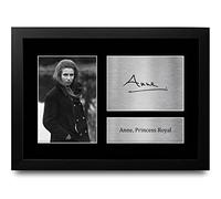 HWC Trading FR A4 Princess Anne Gifts Printed Signed Autograph Picture for Royalty Fans - A4 Framed