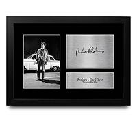 HWC Trading FR A4 Robert De Niro Taxi Driver Gifts Printed Signed Autograph Picture for Movie Memorabilia Fans - A4 Framed